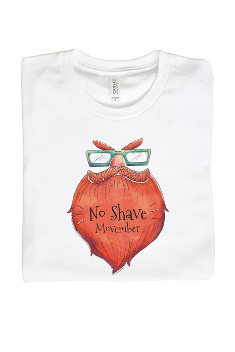 No Shave Movember T-Shirt - Korvel