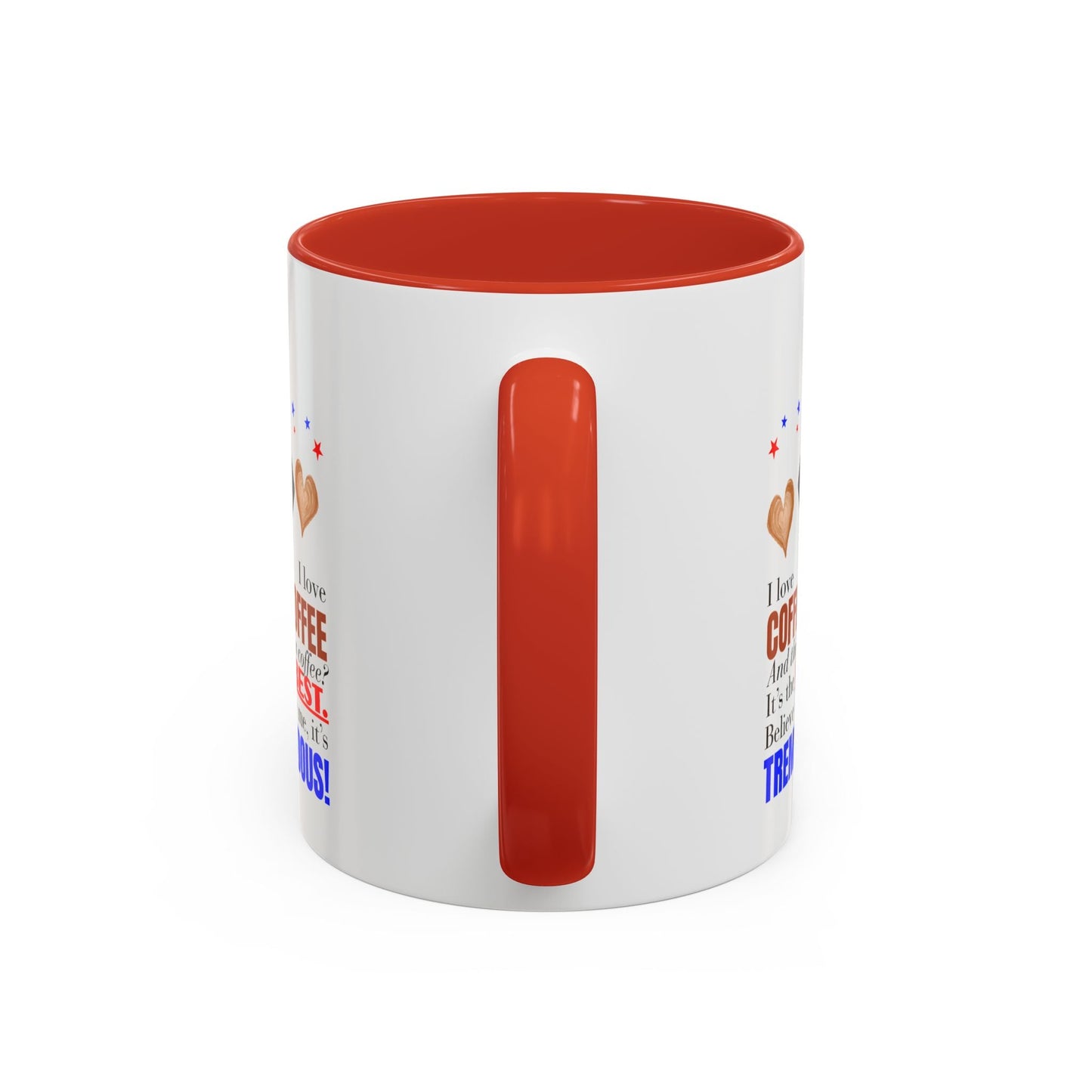 Taza de café de acento vibrante