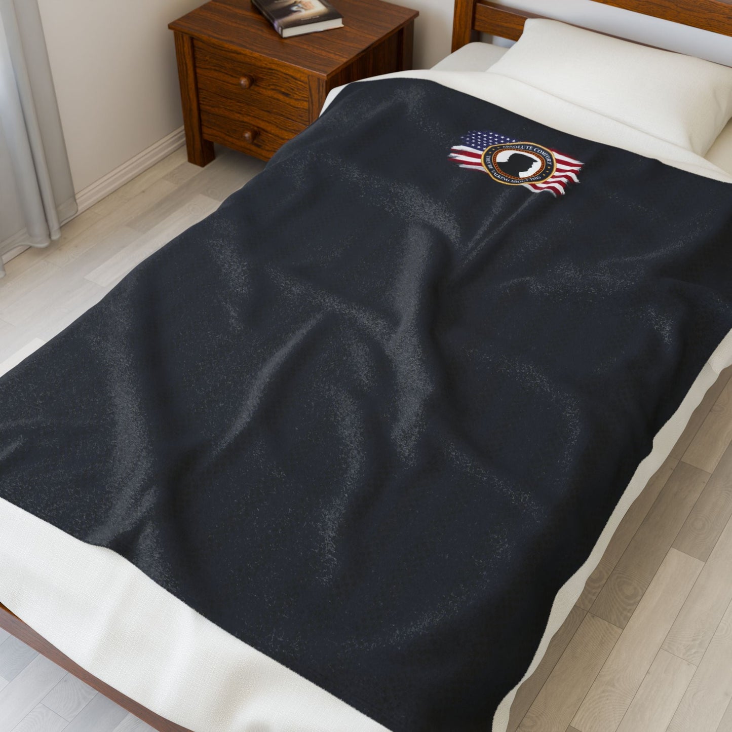 Absolute Comfort Political Parody Throw Blanket