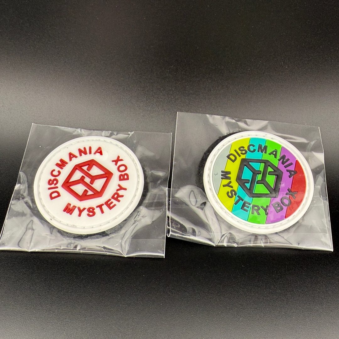 Mystery Box PVC Patches with Hook N Loop Backside