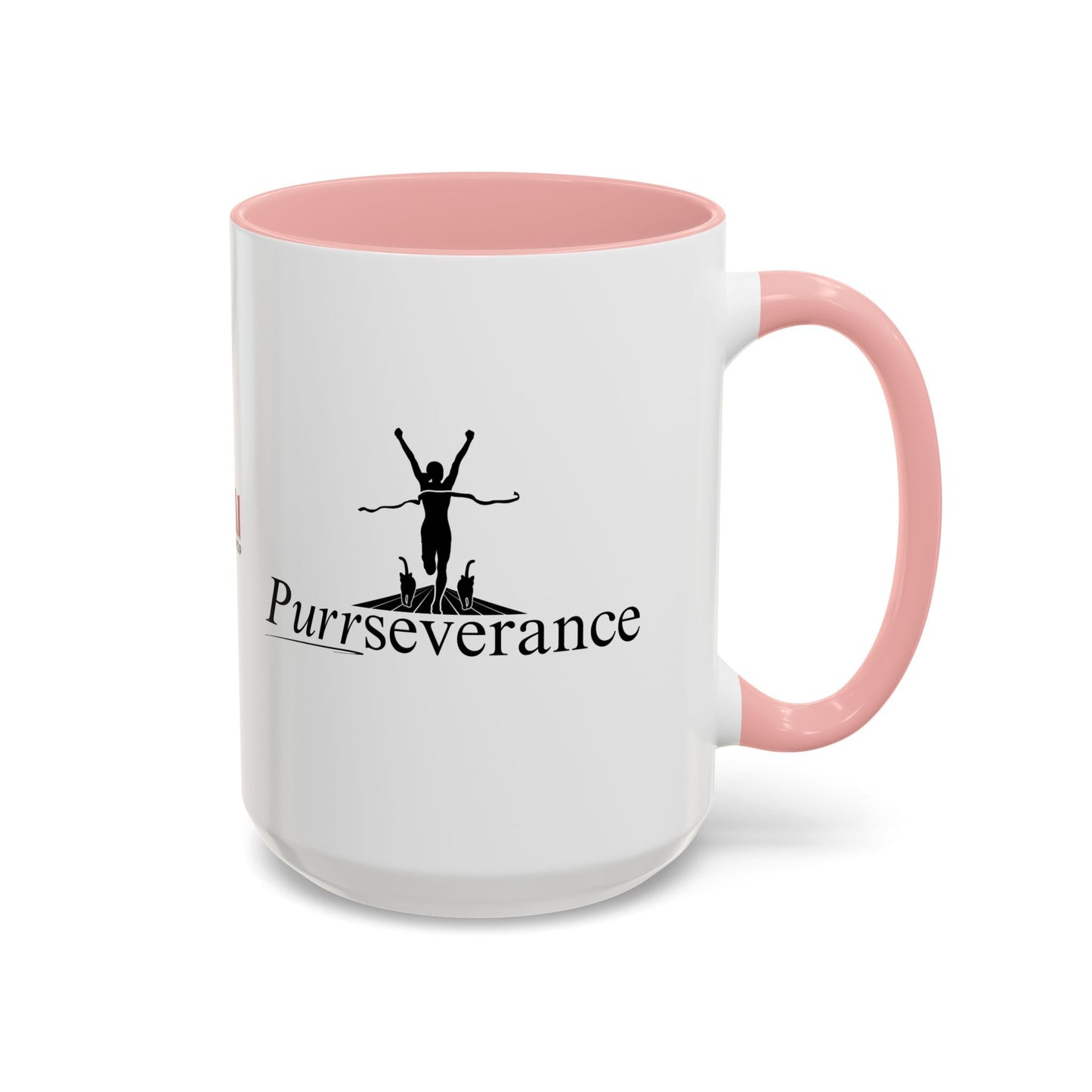 Purrseverance Accent Coffee Mug - Stylish & Functional