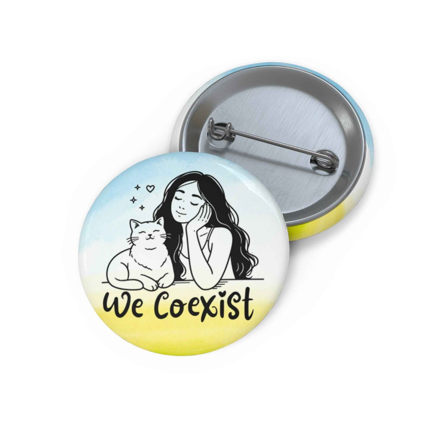 Botón de Pin We Coexist