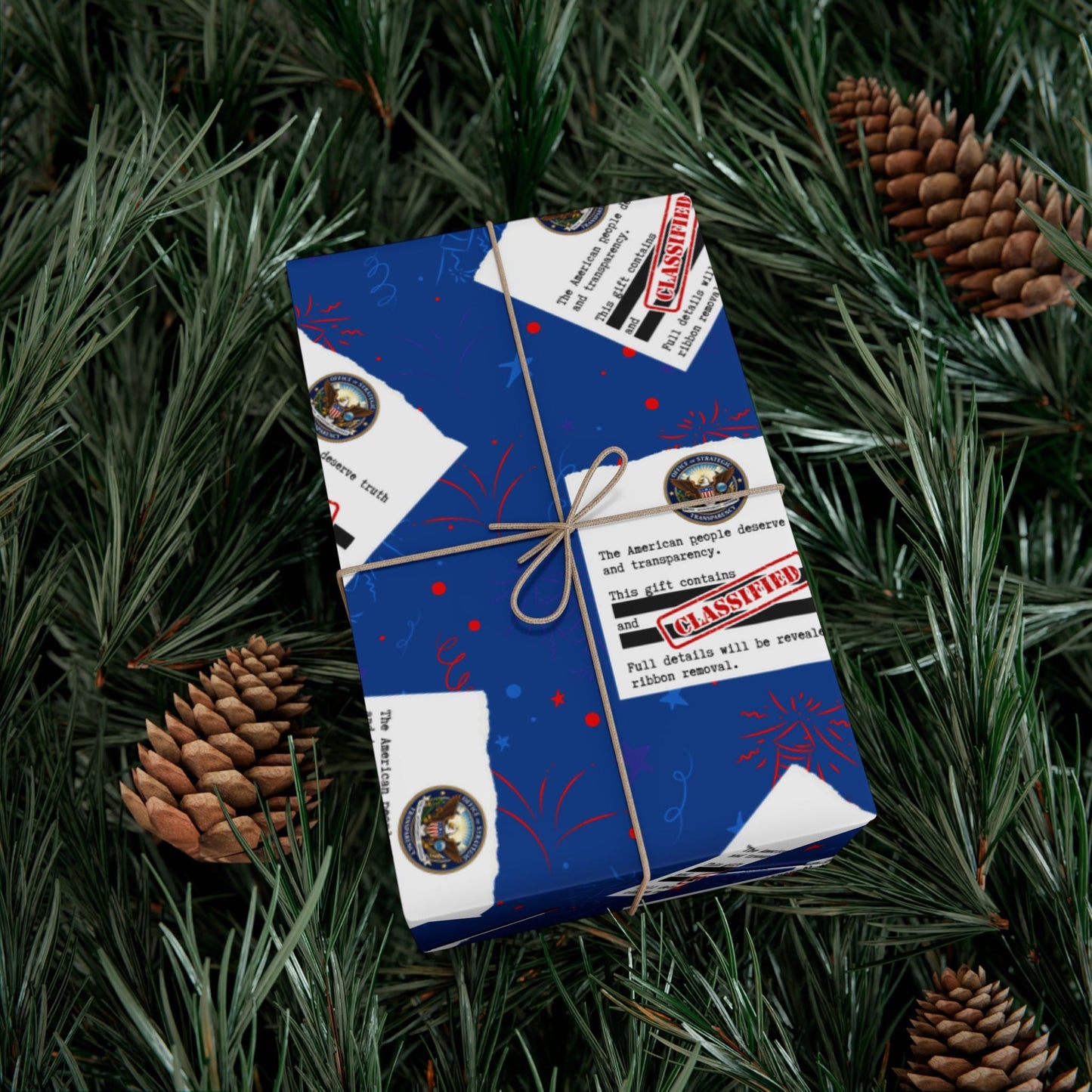 Papel de Regalo de Documentos Clasificados para Todas las Ocasiones