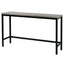 TOPMAX Counter Height Extra Long Dining Table Set with 3 Stools Pub Kitchen Set Side Table with Footrest  Gray - Korvel