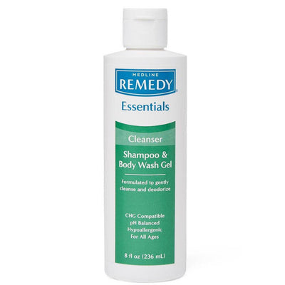 Medline Remedy Cleanse Shampoo & Body Wash - 8 Oz