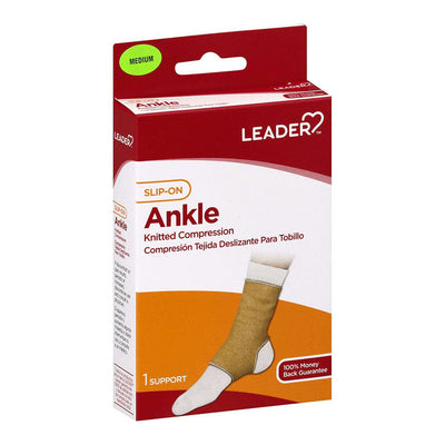 Leader Elastic Slip-On Ankle Support - Medium