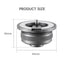 Koyaf Magnetic Iso Gas to Bhutan Gas Burner Adapter