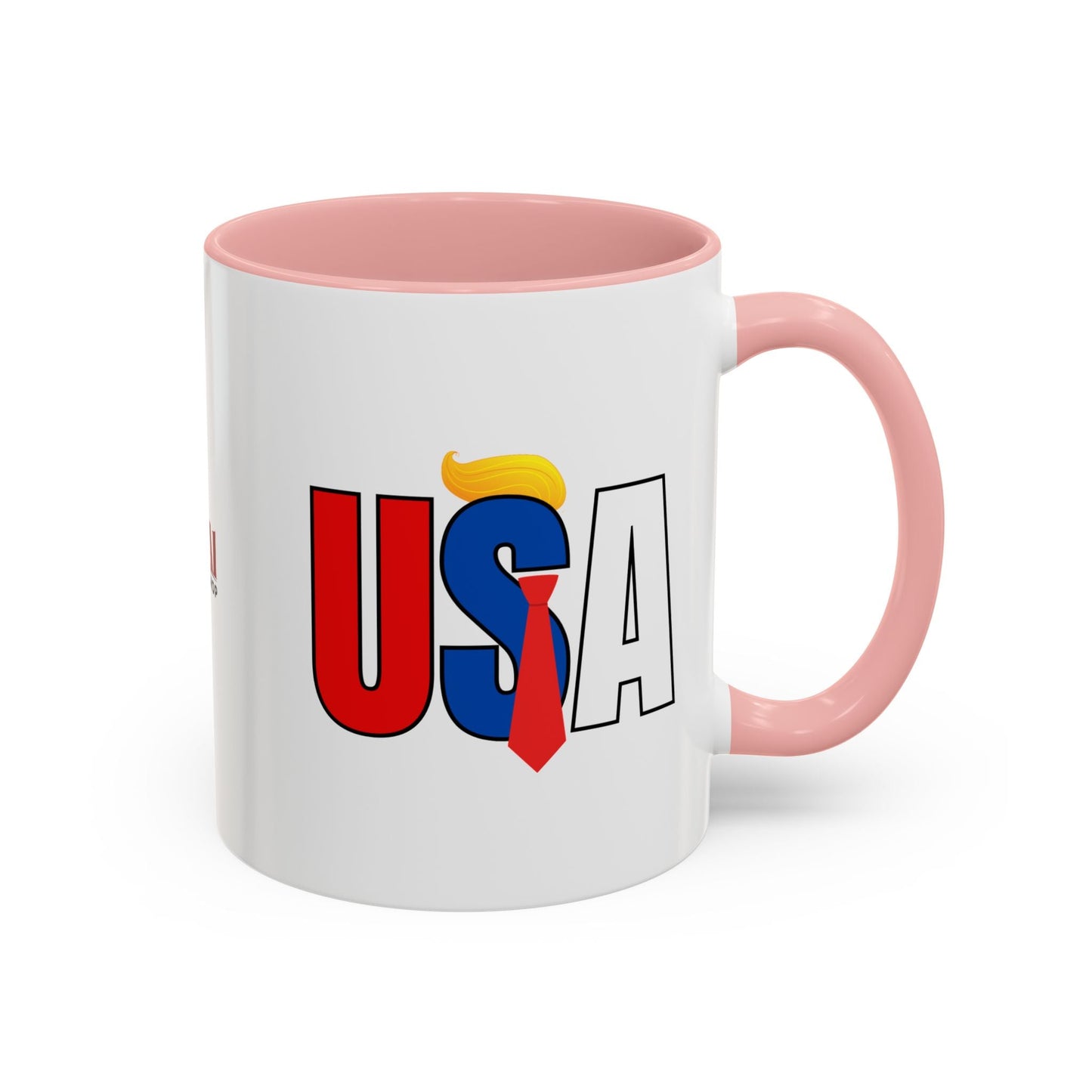 Taza de café con acento vibrante de EE. UU.