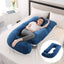 J-Shaped Pregnancy Pillow for Side Sleepers