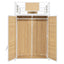 Lit mezzanine taille twin avec bureau en L et armoire - Blanc
