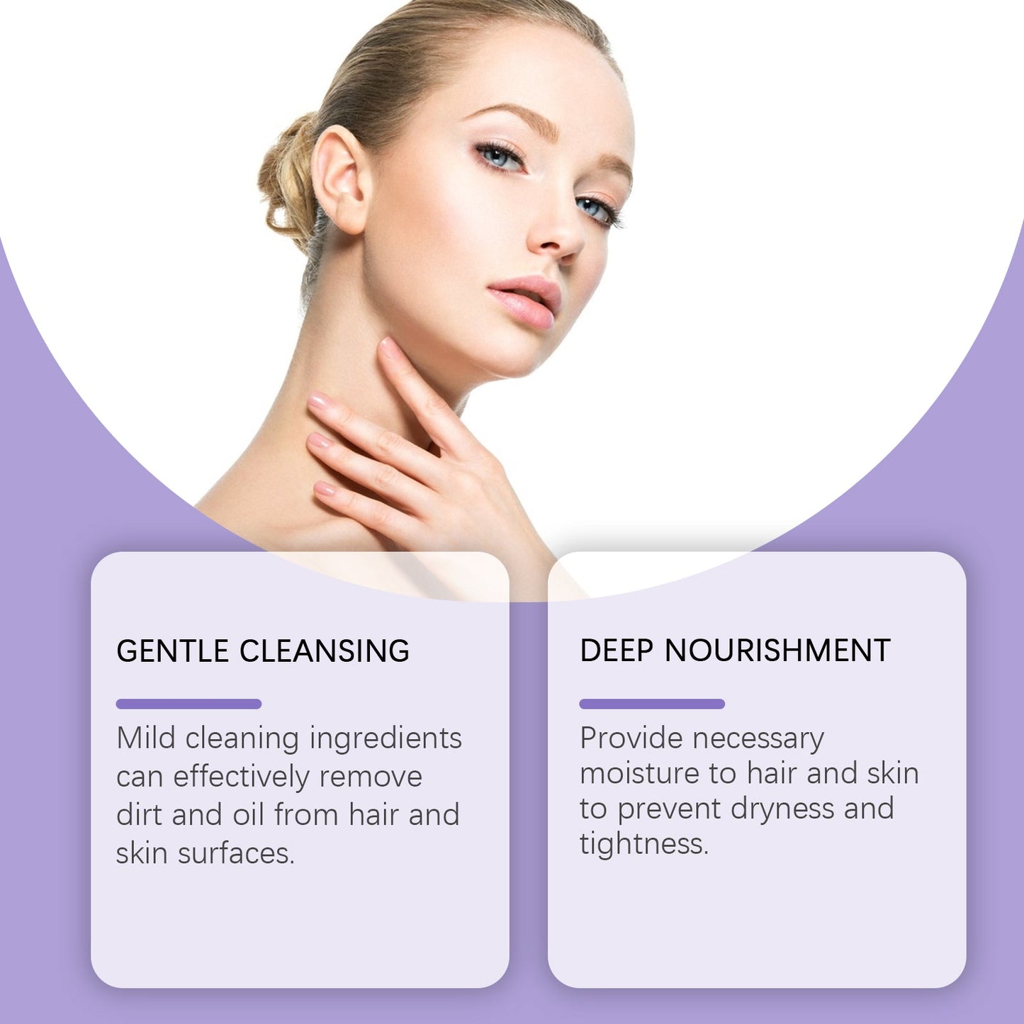 Lavender Shampoo & Shower Set Gently Cleans And Moisturizes Body, Skin And Scalp - Korvel