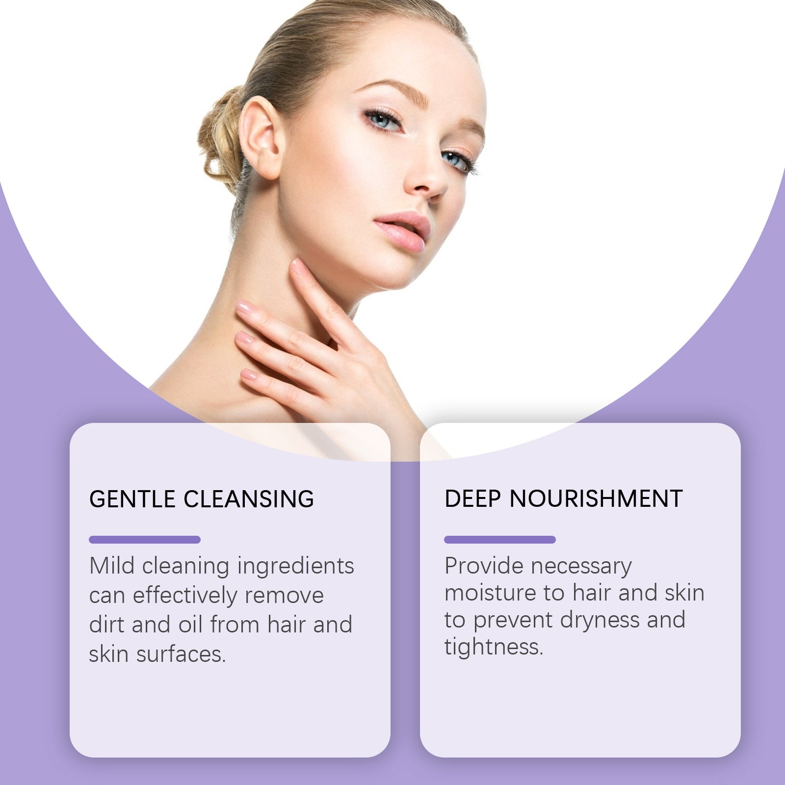 Lavender Shampoo & Shower Set Gently Cleans And Moisturizes Body, Skin And Scalp - Korvel
