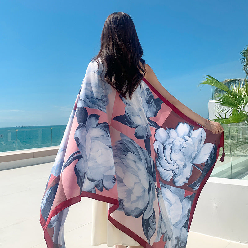 Châle polyvalent anti-UV pour la plage et les voyages