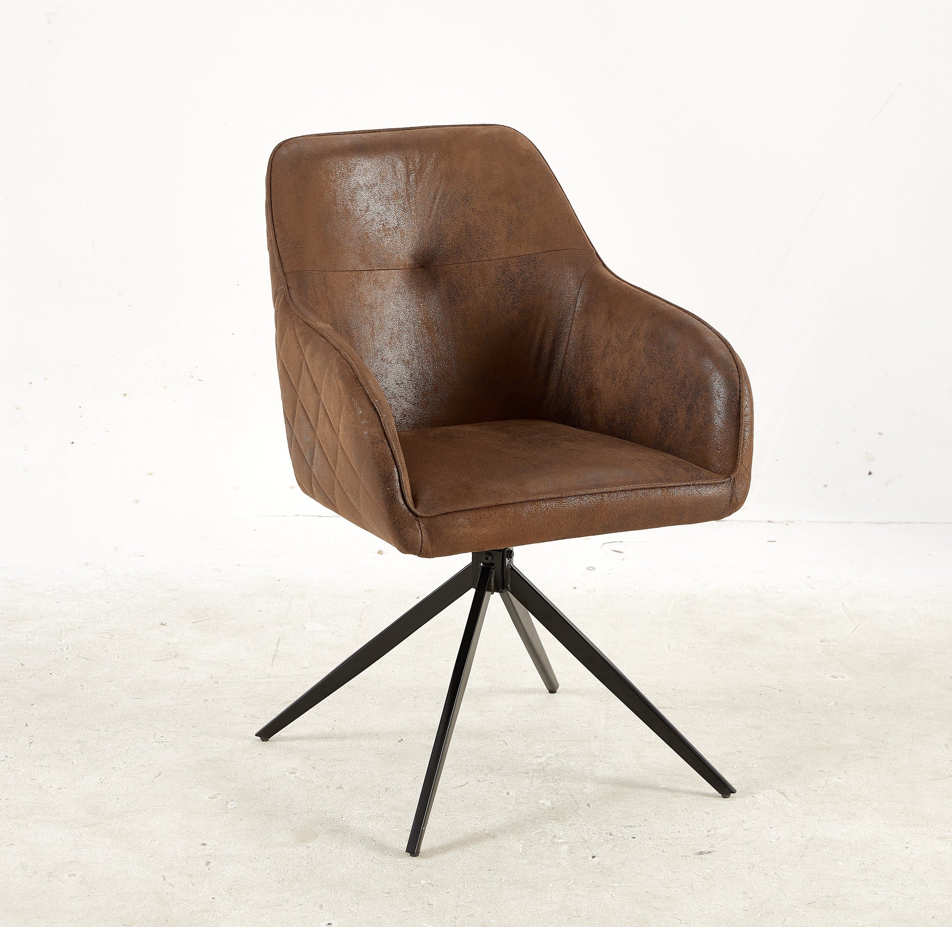 Modern chairs (2 sets) with soft iron leg cushions and comfortable backrest double layered chairs - Korvel