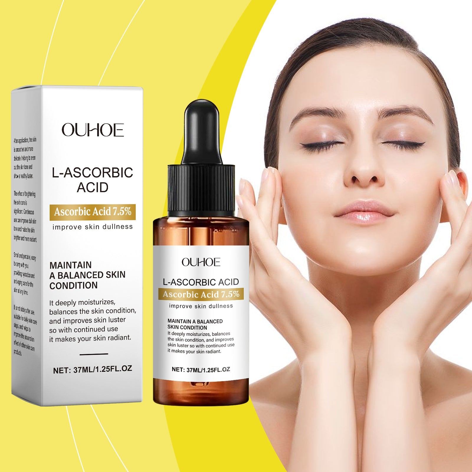 Moisturizing Essence, Moisturizing And Gently Moisturizing Facial Skin Brightening And Smoothing Fine Lines Essence - Korvel