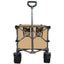 Collapsible Folding Wagon Push Pull Foldable Beach Wagon Cart - Korvel