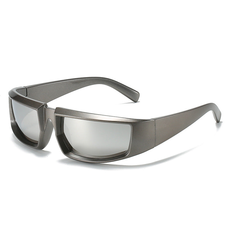 Sunglasses Men's Steam Punk Sunglasses Women's Anti Ultraviolet Personalized Riding Glasses - Korvel