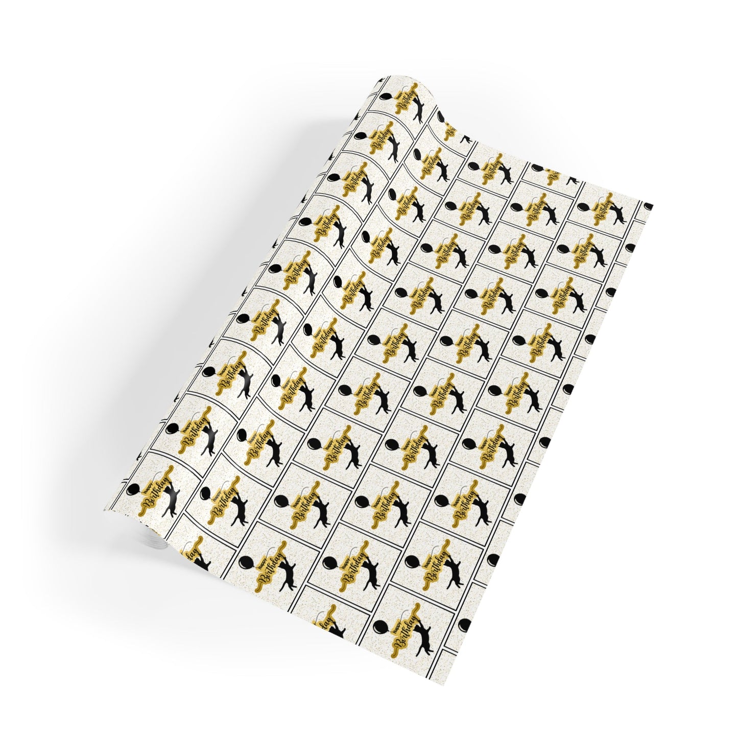 Happy Birthday Kitty Gift Wrapping Paper Roll