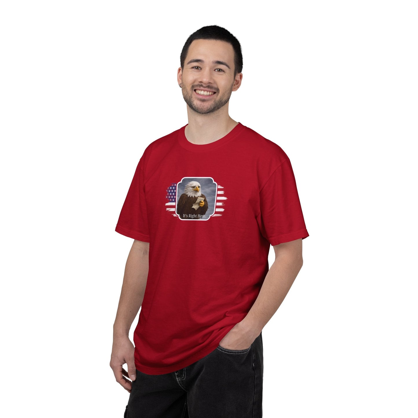 Camiseta de Parodia Política It’s Right Here