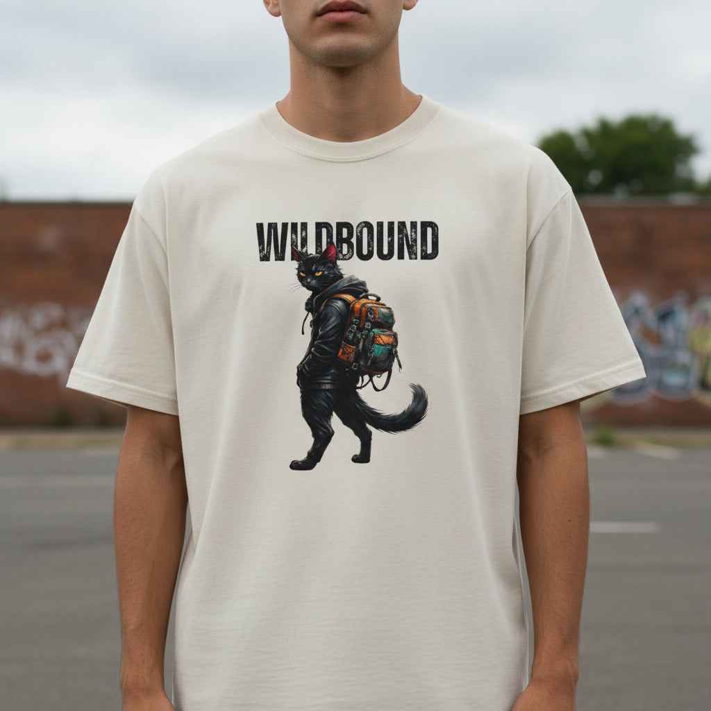 Wildbound Backpack Cat Heavyweight Tee