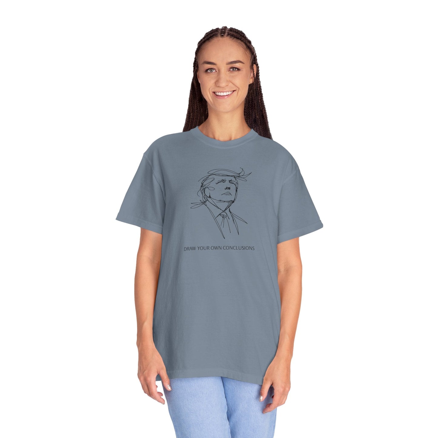 Saca tus propias conclusiones camiseta gráfica unisex