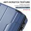 Hardshell Luggage Sets 3 Pcs Spinner Suitcase with TSA Lock Lightweight 20''24''28'' Blue + ABS - Korvel