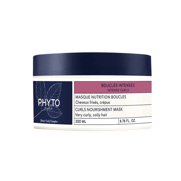 Masque Nutrition Intense Curls Phyto Paris pour Cheveux Bouclés 200ml