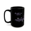 Waves of Strength Black Awareness Mug - 11oz & 15oz