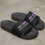 Signal Interference Slide Sandals — Controlled Chaos Edition