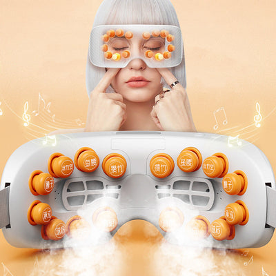 New Arrival Dry Eye Massage And Heating Steam Eye Massage Equipment Vibration Electric Eye Steam Massager - Korvel