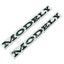 Suitable for Tesla Model 3/Y modified metal rear badge MODELY red letter car badge sticker - Korvel