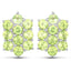 6.80 Carat Genuine Peridot Sterling Silver Jewelry Set