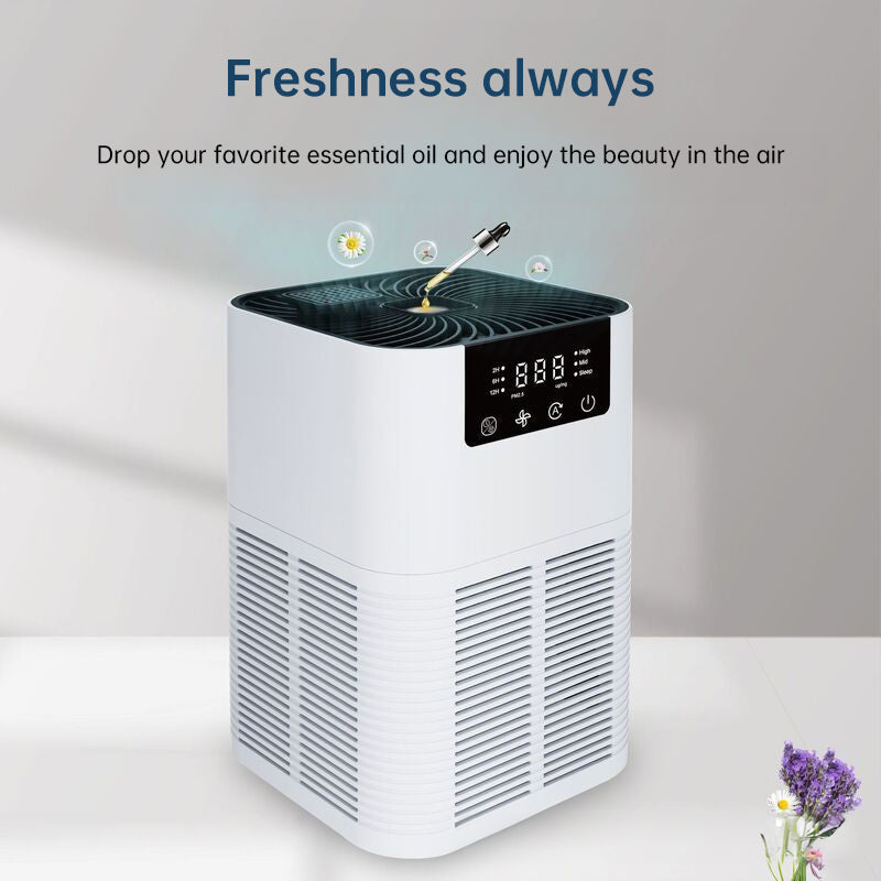 Negative ion desktop air purifier indoor formaldehyde sterilization and odor removal - Korvel