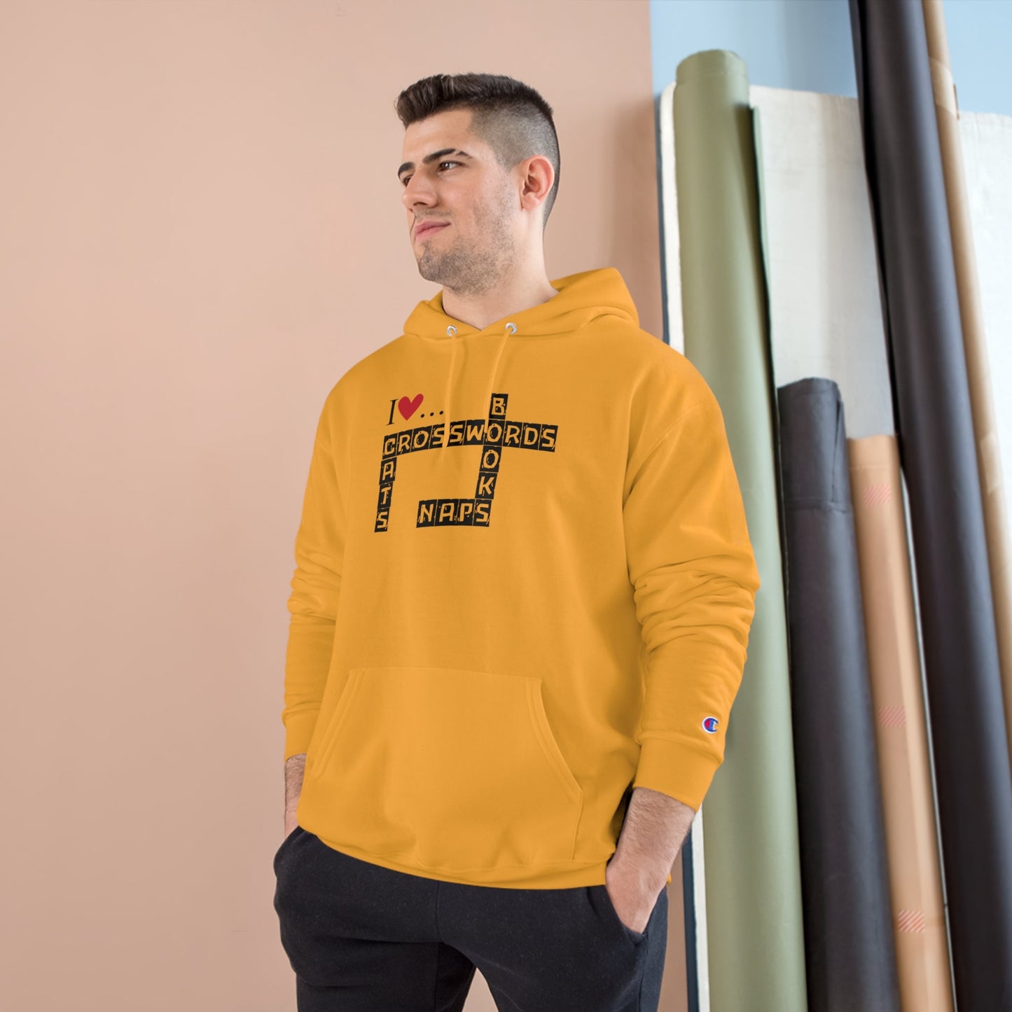 Cozy Crosswords & Cats Hoodie for Cat Lovers - Korvel