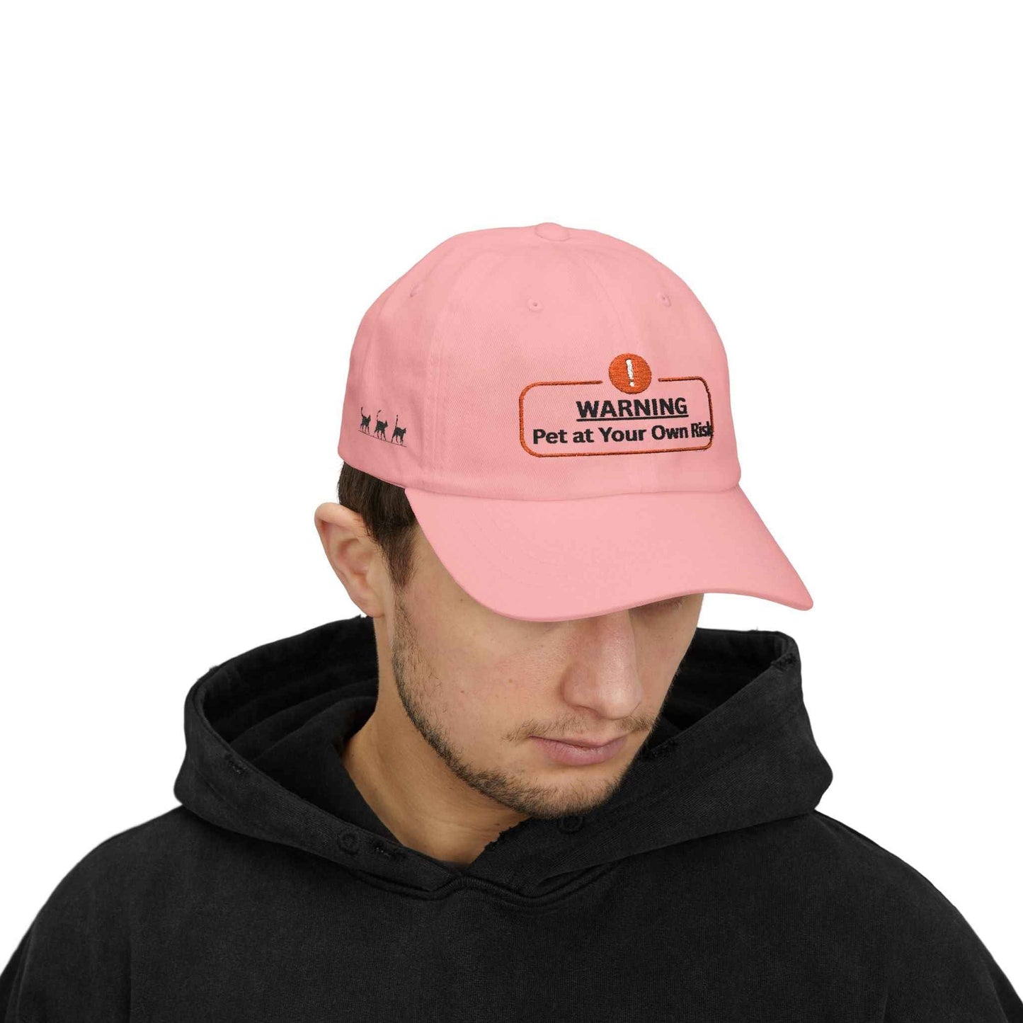 Avertissement : Casquette "Prenez soin de votre animal à vos risques et périls" – Casquette brodée S