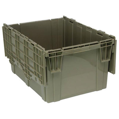 Quantum Storage Systems Gray Attached Lid Container