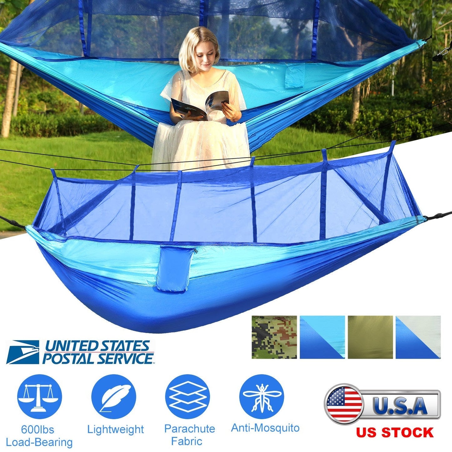 GBruno 600lbs Load Hammock for Two