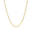 Chaîne Singapore en or bicolore 14k - Largeur de 2,0 mm