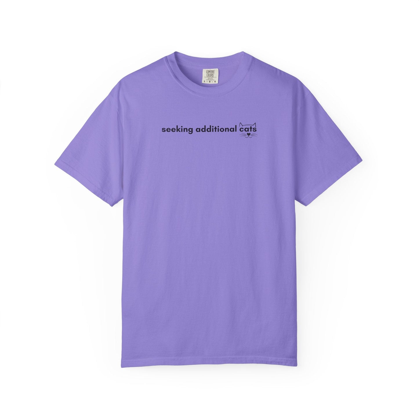Seeking Additional Cats T-Shirt | Minimalist Cat Lover Tee