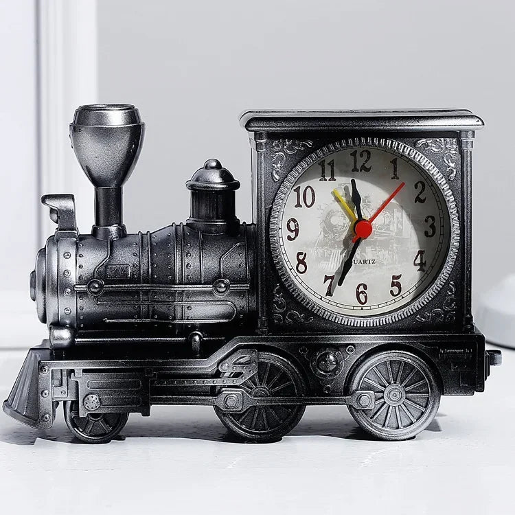 Reloj Despertador Estilo Tren para el Hogar y la Oficina