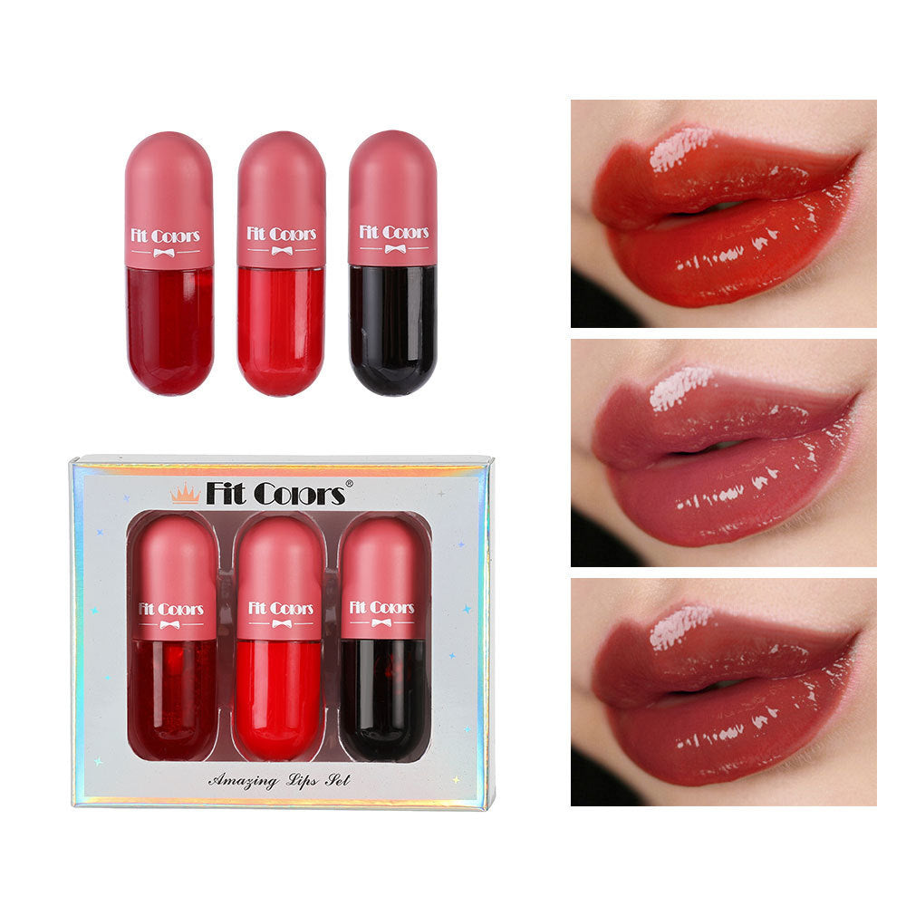 Conjunto de Brillo Labial Perlescente Rico - Hidratante y Humectante