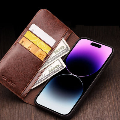 Premium Leather Flip Case for iPhone 16 Promax & Apple 15/13