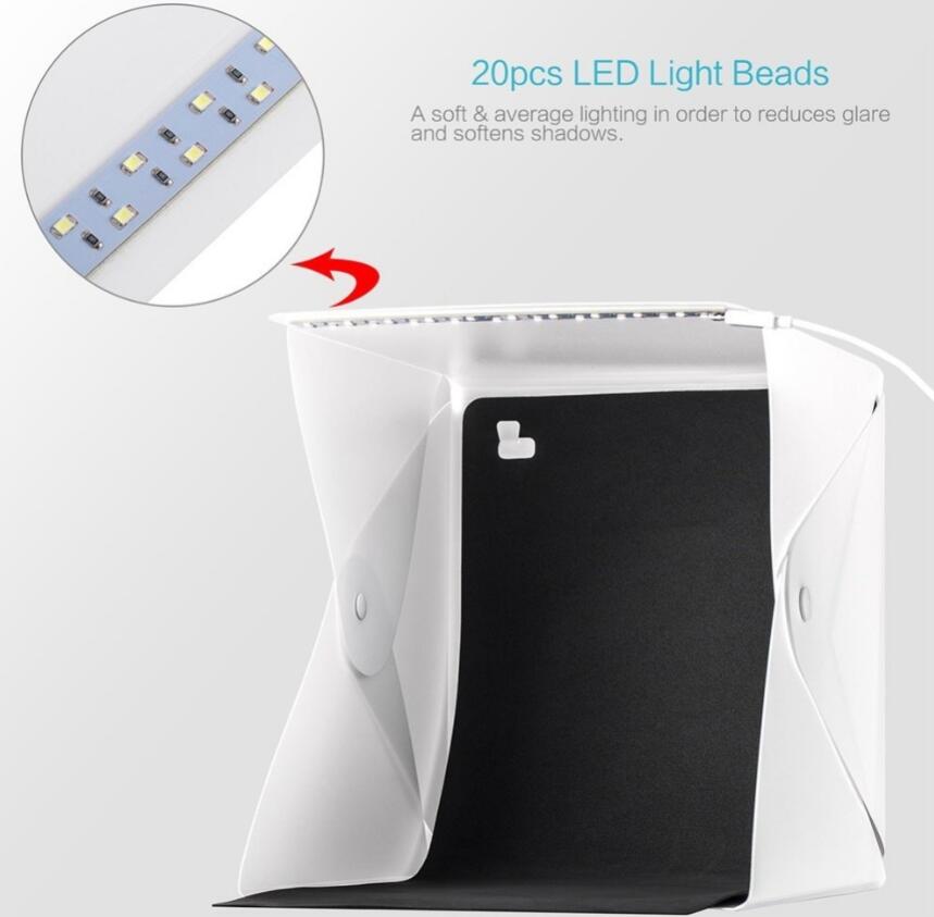 Mini Caja de Luz Fotográfica Plegable Portátil