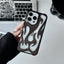 Electroplated hollow flame pattern phone case suitable for iPhone 15 Pro, simple all inclusive, Apple 14 anti drop protective cover - Korvel