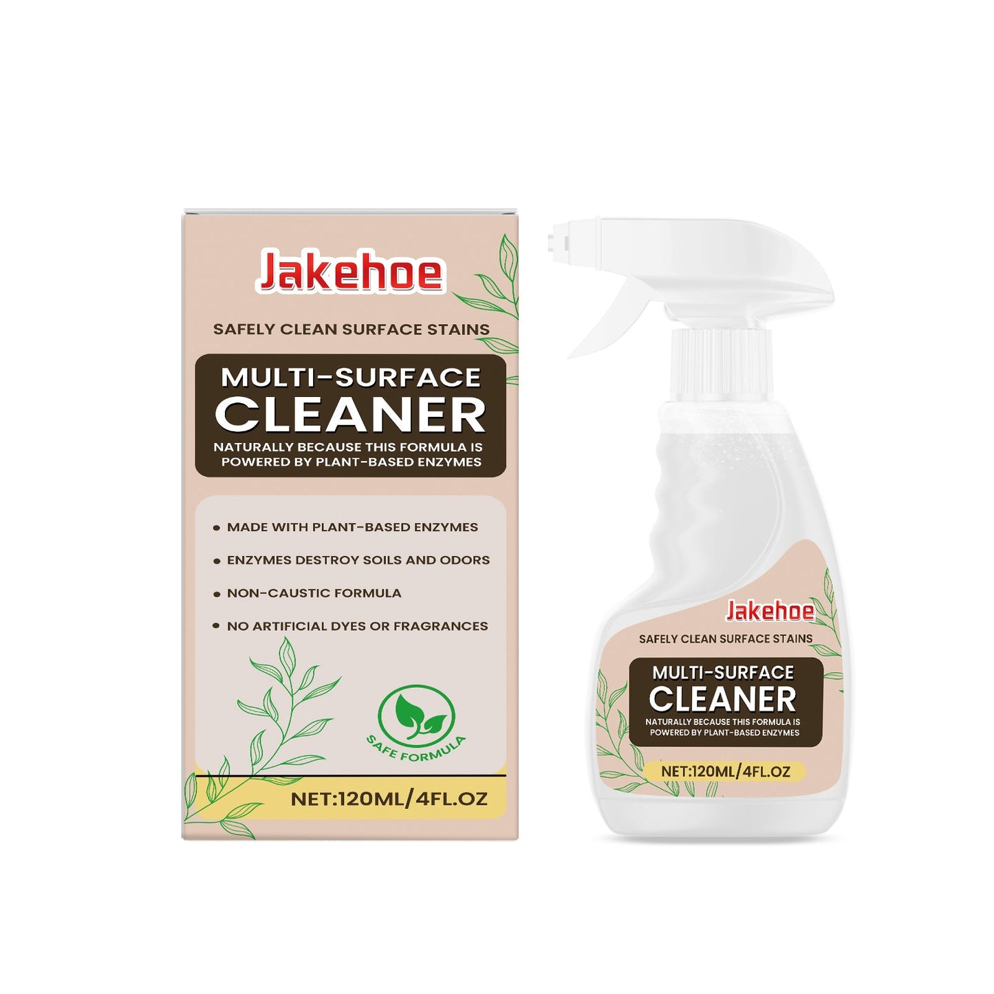 Multi-Surface Cleaner Kitchen Range Hood Sink Countertop Stain Removal Multi-Effect Cleaner - Korvel