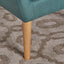 Mid Century Modern Dark Teal Fabric Club Chair