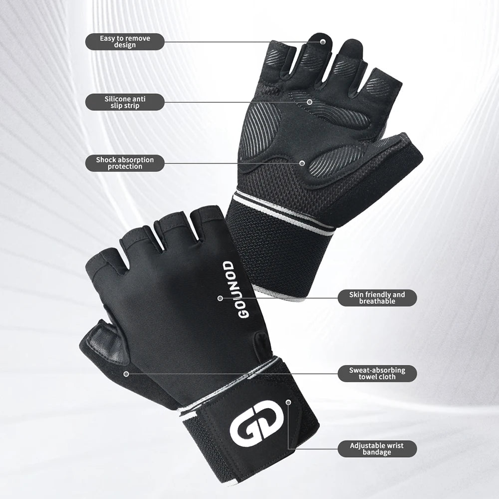 Guantes de Fitness Premium con Diseño Antideslizante de Microfibra