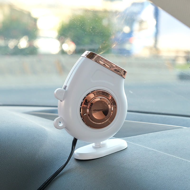 Chauffage Compact 12V/24V Monté sur Voiture - Mini Ventilateur à Chauffage Rapide