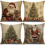 Nordic Style Santa Claus Pillow Cover for Holiday Decor