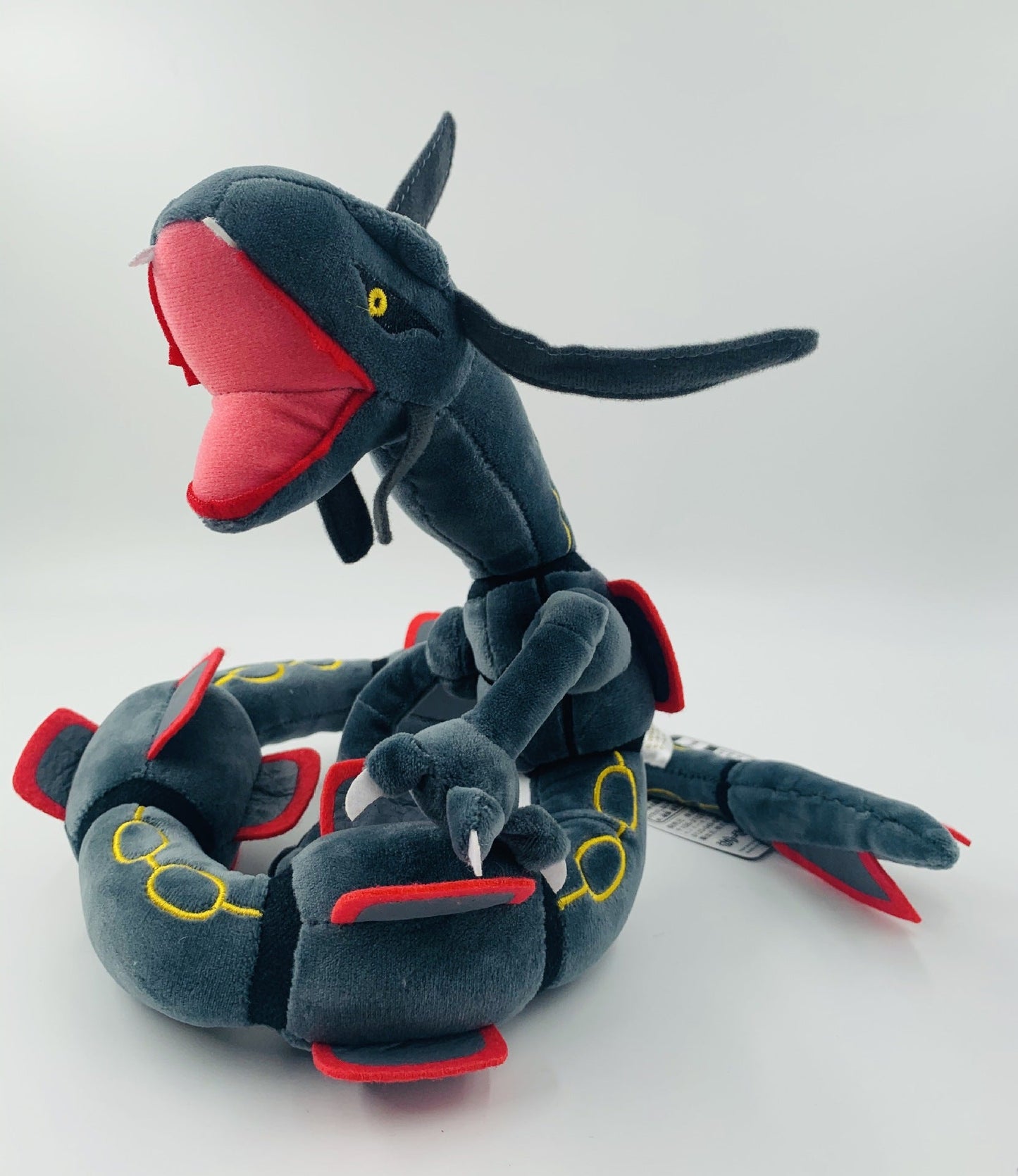 Dragon du ciel en peluche assis de 80 cm - Vert et Noir